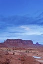 Vertical of Monument Valley, Arizona and Utah Royalty Free Stock Photo