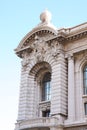 Vertical of The Oceanographic Museum facade in Monaco. Royalty Free Stock Photo
