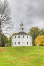 Vertical of Old Round Church in Richmond, Vermont