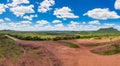 Vertical panorama, photographed from the Cerro Pero in Paraguay.