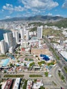 Vertical Aerial Snapshot of Acapulco\'s Cici Water Park After Otis