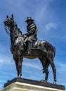 Vertical photo of the statue and monument to the 18th U.S. President Ulysses S. Grant.