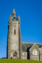 Vertical photo of Tarbert Parish Church tower