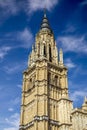 Vertical photo of the tower of the cathedral of Toledo, Castilla la Mancha Royalty Free Stock Photo