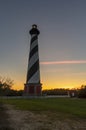 Hatteras Lighthouse At Sunset  No 0244