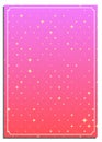 Vertical pink princess gradient abstract background with magic sparkles, cover, title page of