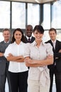 Vertical Portrait of a female Business leader Royalty Free Stock Photo