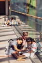 Diverse Group of Schoolkids in Sunlight Royalty Free Stock Photo