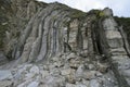 Vertical Purbeck Limestone Beds