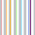 Vertical rectangular gray and rainbow lines, seamless