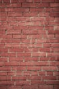 Vertical red brick wall backgrounds Royalty Free Stock Photo