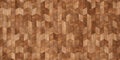 Vertical rhomboid wooden cubes or blocks herringbone surface background texture, empty floor or wall hardwood wallpaper