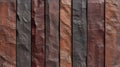 Vertical Rows Of Varied Brown And Gray Stone Tiles Royalty Free Stock Photo