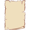 Vertical scroll paper color