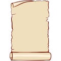Vertical scroll paper color