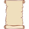 Vertical scroll paper color