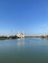 Vertical shot of Adana Sabanci Merkez Mosque in Adana Royalty Free Stock Photo