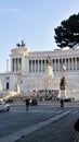 Vertical shot of the Altar of the Fatherland (Monument to Victor Emmanuel II) in Rome, Italy