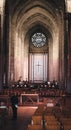 Vertical shot of the ancient Holy Trinity Cathedral in Auckland, New Zealand