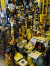 Vertical shot of an antique shop in Vakil bazaar captured in Shiraz, Iran