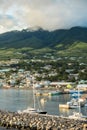 Vertical shot of Basseterre, St Kitts