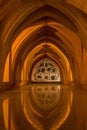 Vertical shot of Baths of Lady Maria de Padilla in Spain Royalty Free Stock Photo