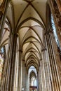 Vertical shot of a beautiful cathedral of Cologne, Germany Royalty Free Stock Photo
