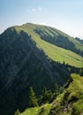 Vertical shot of a beautiful daytime view of a mountainous landscape