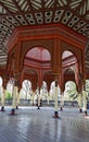 Vertical shot of the beautiful interior of the Morisco kiosk in Alameda de Santa MarÃÂ­a Mexico City Royalty Free Stock Photo