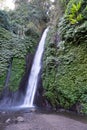 Vertical shot of beautiful waterfalls in air terjun munduk in gobleg indonesia