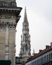 Vertical shot of Beursplein in Centrum Brussels Royalty Free Stock Photo