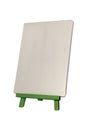 Vertical shot of a blank whiteboard on an isolated white background Royalty Free Stock Photo
