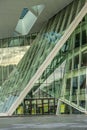 Vertical shot of the Bord Gais Energy Theatre building in Dublin, Ireland