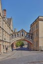 Vertical shot of Bridge of Sighs