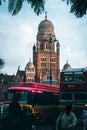 Vertical shot of the Brihanmumbai Municipal Corporationbuilding in Mumbai city, India