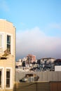 Vertical shot of buildings in San Fransisco