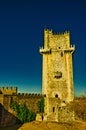 Vertical shot of the castle of Beja, located in Beja, Portugal during daylight Royalty Free Stock Photo