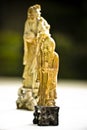 Vertical shot of a Chinese religious statue
