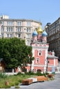 Vertical shot of the church of the Theotokos of the Sign (Znamensky) in Moscow, Russia