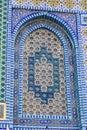 Vertical shot of a decorated door in the Dome of the Rock in Jerusalem, Israel Royalty Free Stock Photo