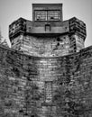 Vertical shot of the Eastern State Penitentiary in Philadelphia, Pennsylvania Royalty Free Stock Photo