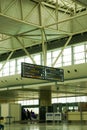 Vertical shot of Esenboga airport in Ankara, Turkey