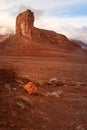 Vertical shot of the famous rainbow bridge monument in Utah, USA Royalty Free Stock Photo