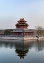 Vertical shot of the Forbidden City in Dongcheng, China Royalty Free Stock Photo