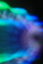 Vertical shot of glow vortex light effects