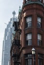 Vertical shot of Gooderham Building, Toronto Royalty Free Stock Photo