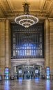 Vertical shot of the Grand Central Station interior in New York, Manhattan, USA Royalty Free Stock Photo