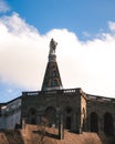 Vertical shot of the Hercules monument in Wilhelmshoehe Castle Park in Kassel, Germany Royalty Free Stock Photo