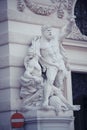 Vertical shot of the Hercules Statue in Vienna, Austria Royalty Free Stock Photo