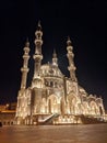 Vertical shot of the Heydar Aliyev Mosque Royalty Free Stock Photo